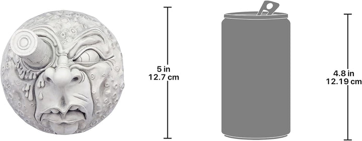 Design Toscano Reise zum Mond, Wandskulptur Französisch, Französisch