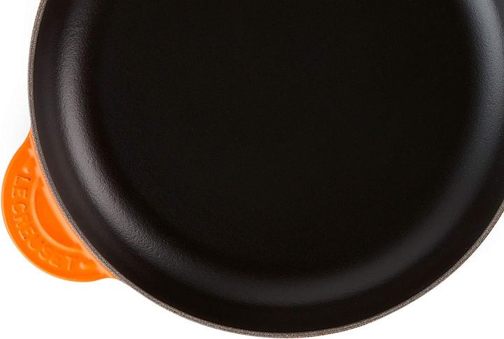 Le Creuset Gusseisen-Bratpfanne mit Holzgriff, Rund, Ø 24 cm, Für alle Herdarten inkl. Induktion gee