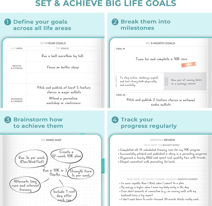 Clever Fox Planner Schedule - Weekly &amp; Monthly Life Planner with Time Slots, Appointment book, and D
