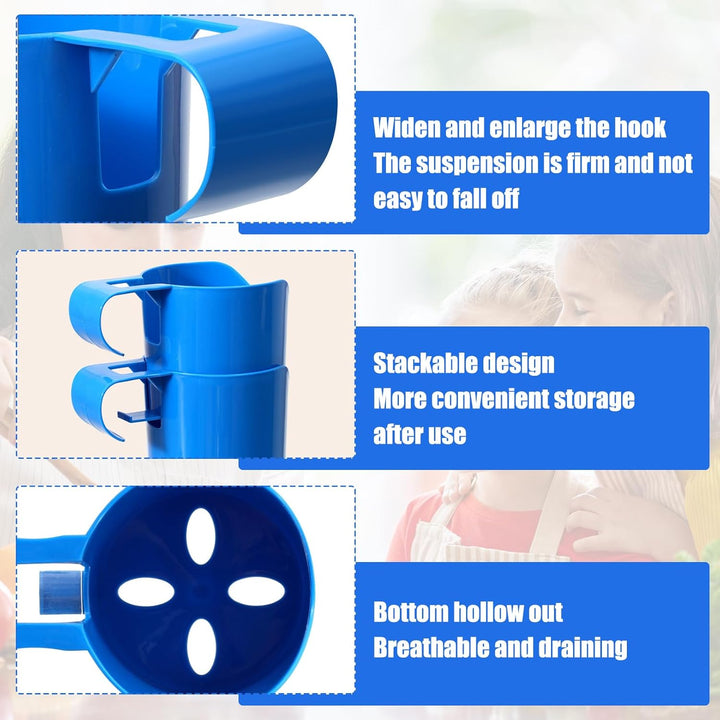 4 Stück Pool Zubehör,Getränkehalter Pool,für Poolrand Cup,Holder Becherhalter Whirlpool,Kunststoff a