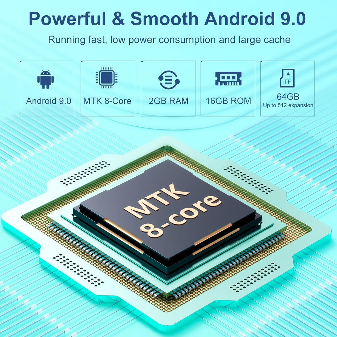 MP3 Player mit Bluetooth und WiFi, Oilsky 80GB 4 Zoll Android 9.0 Mp3, 1080P Touchscreen MP4 Player,