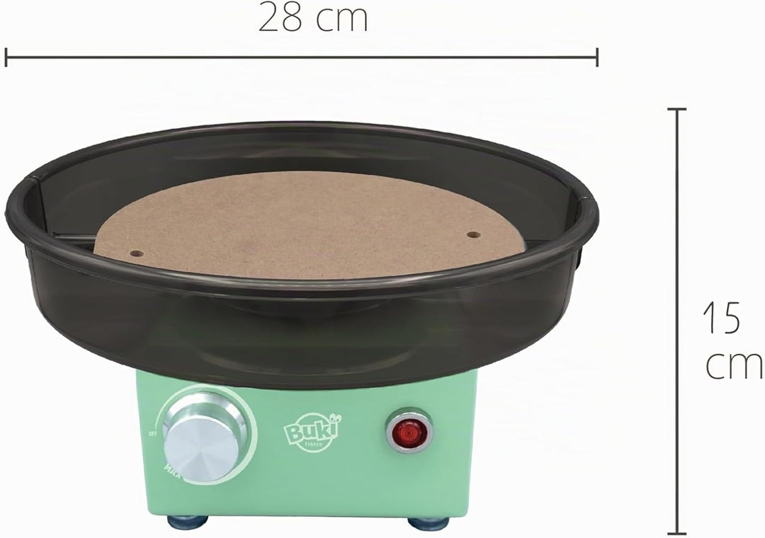 BUKI 5441 - Professional Studio Töpfermeister - Elektrischer Töpferdrehtisch – 220 U/min, 20 cm Meta