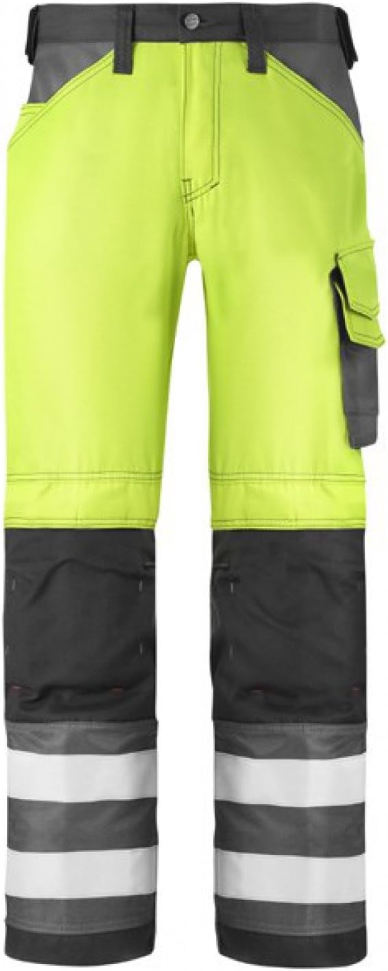 Snickers High-Vis Arbeitshose Klasse 2, 1 Stück, 250, orange/schwarz, 33335574250 250 Orange / Schwa