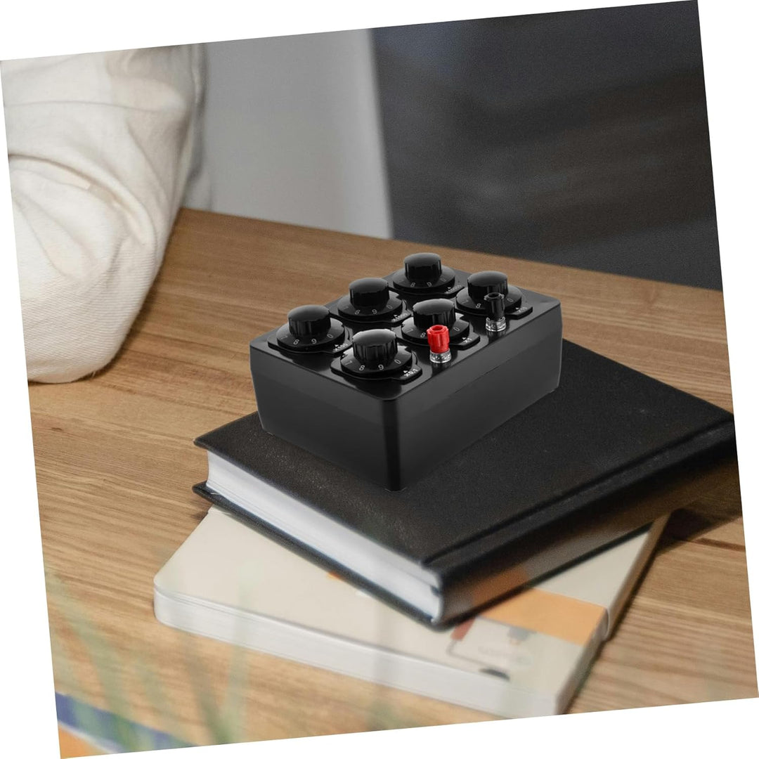 MAGICLULU Einstellbare Widerstandsbox Ohm für Oberschüler Lehrwerkzeug für Physikalische Experimente