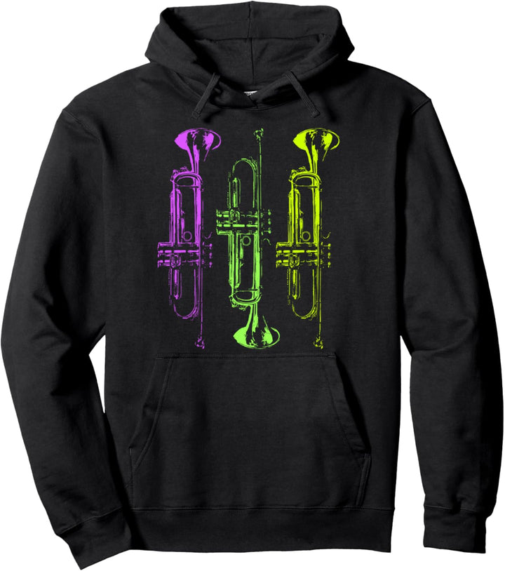 Blechblasinstrument Trompetenspieler Trompete Trompeter Pullover Hoodie