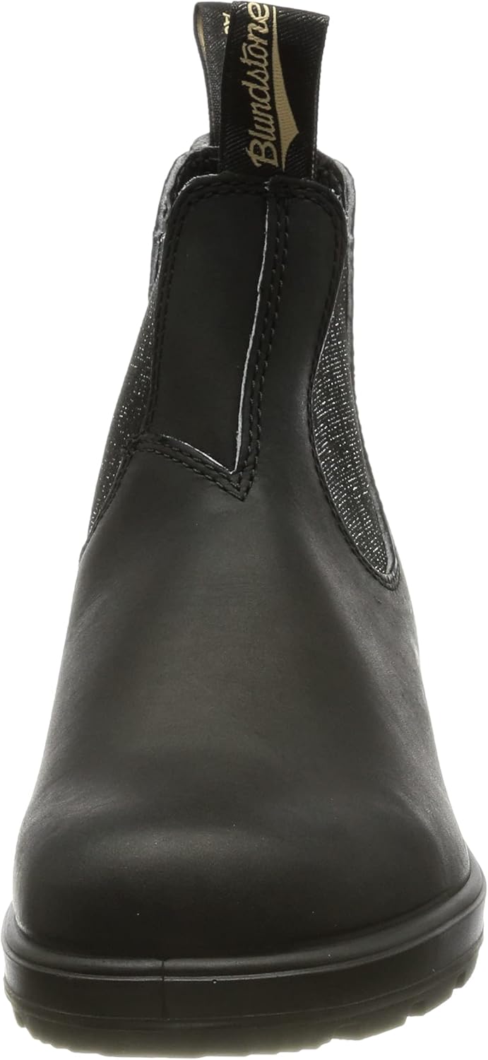 Blundstone Damen Original 500 Series Chelsea Boot 36 EU Black Silver Glitter, 36 EU Black Silver Gli