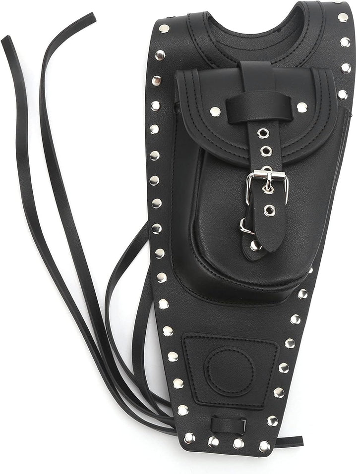 Motorrad Tanktasche Kunstleder Tanktasche Schwarz Tankpad Motorradzubehör, Gepäck und Zubehör