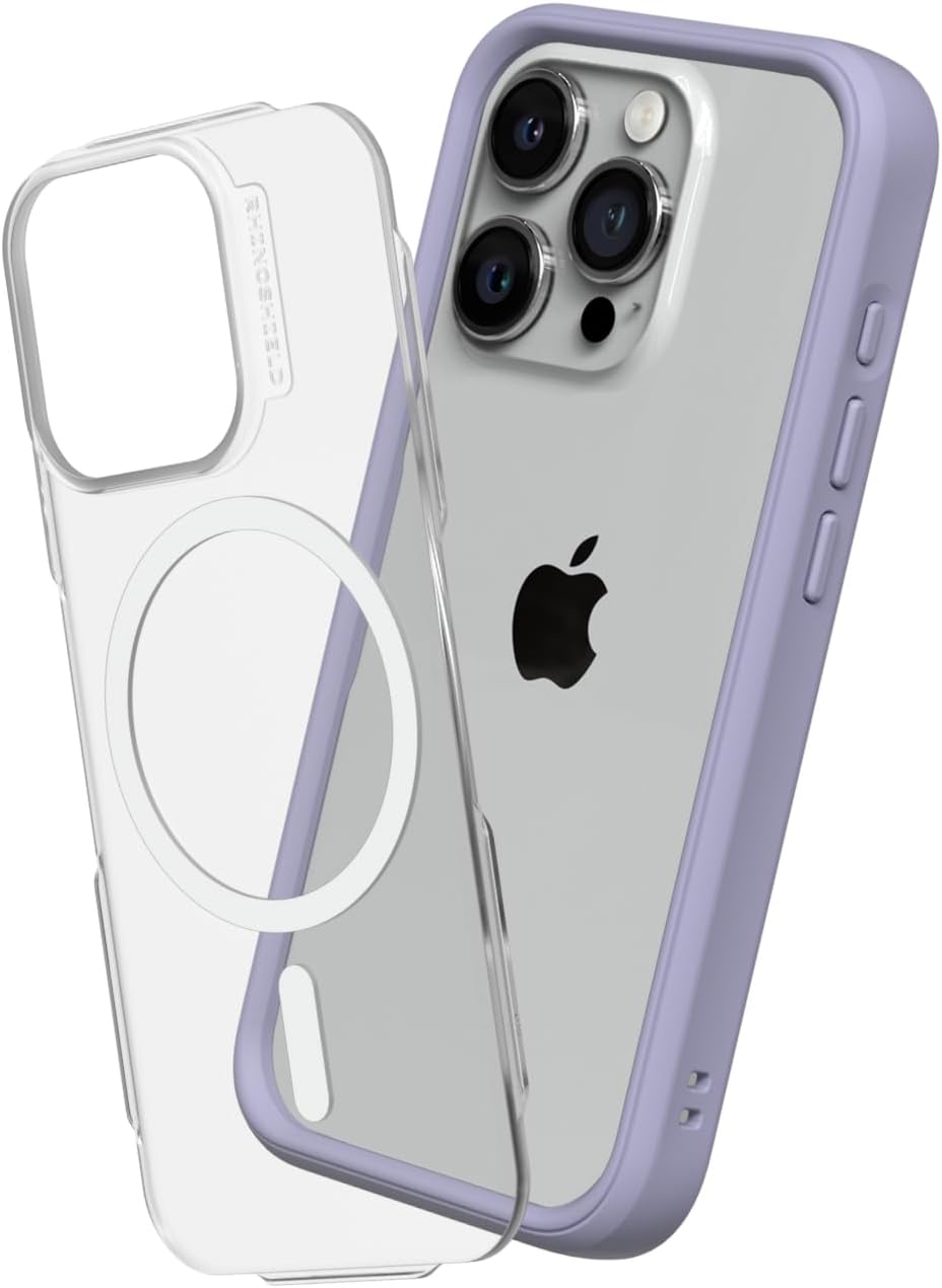 RhinoShield Modulares Case kompatibel mit MagSafe für [iPhone 15 Pro Max] | Mod NX - Überragender Ma