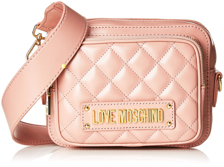 Love Moschino Damen Quilted Nappa Pu umhängetasche, 15x10x15 Centimeters (W x H x L) Pink (Rosa), Pi