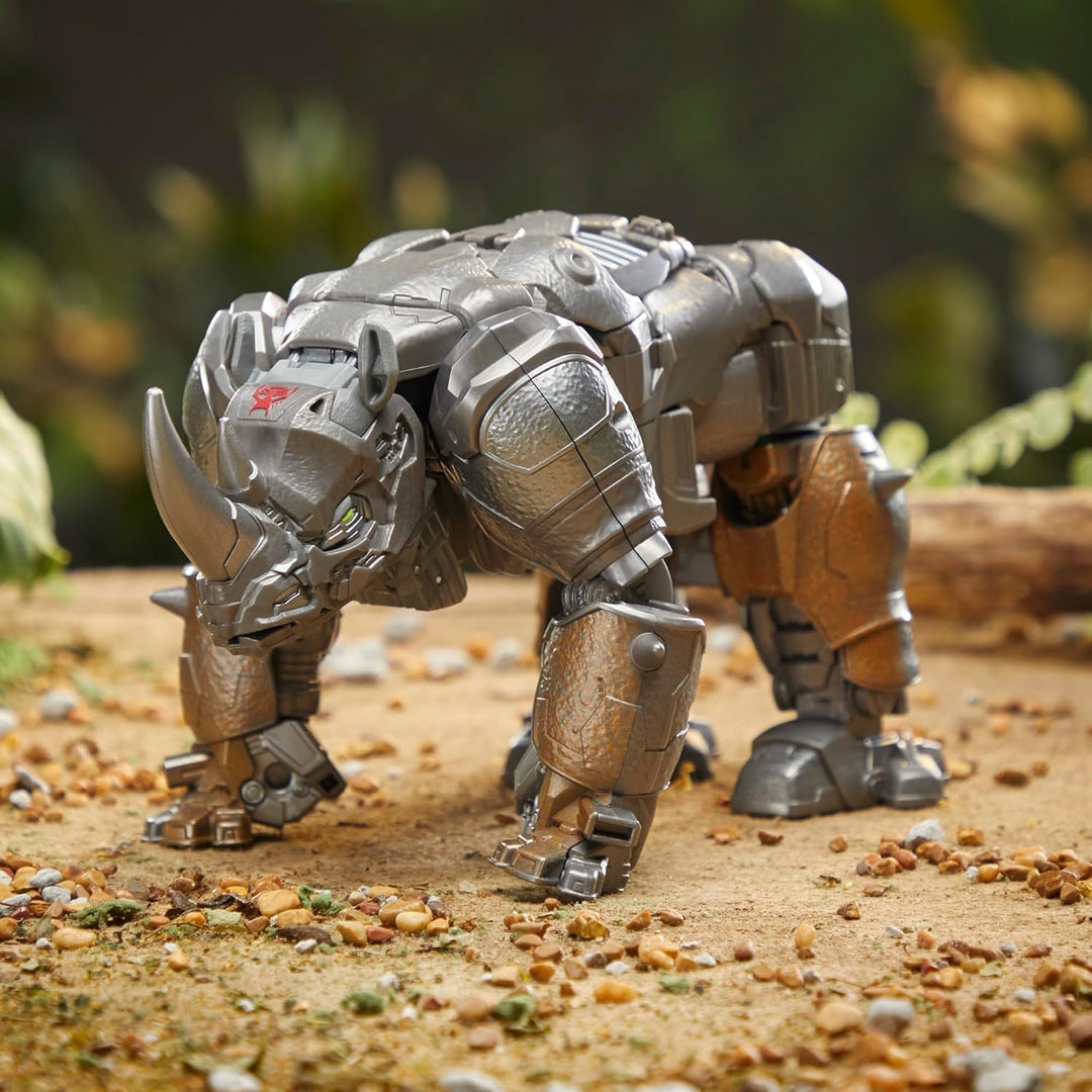 Transformers Spielzeug zum Film Aufstieg der Bestien, Smash Changer Rhinox Figur ab 6, 22,5 cm, Rhin