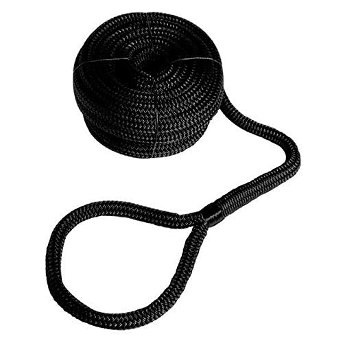 Osculati Festmacherleine mit Auge schwarz 20 mm x 12 m