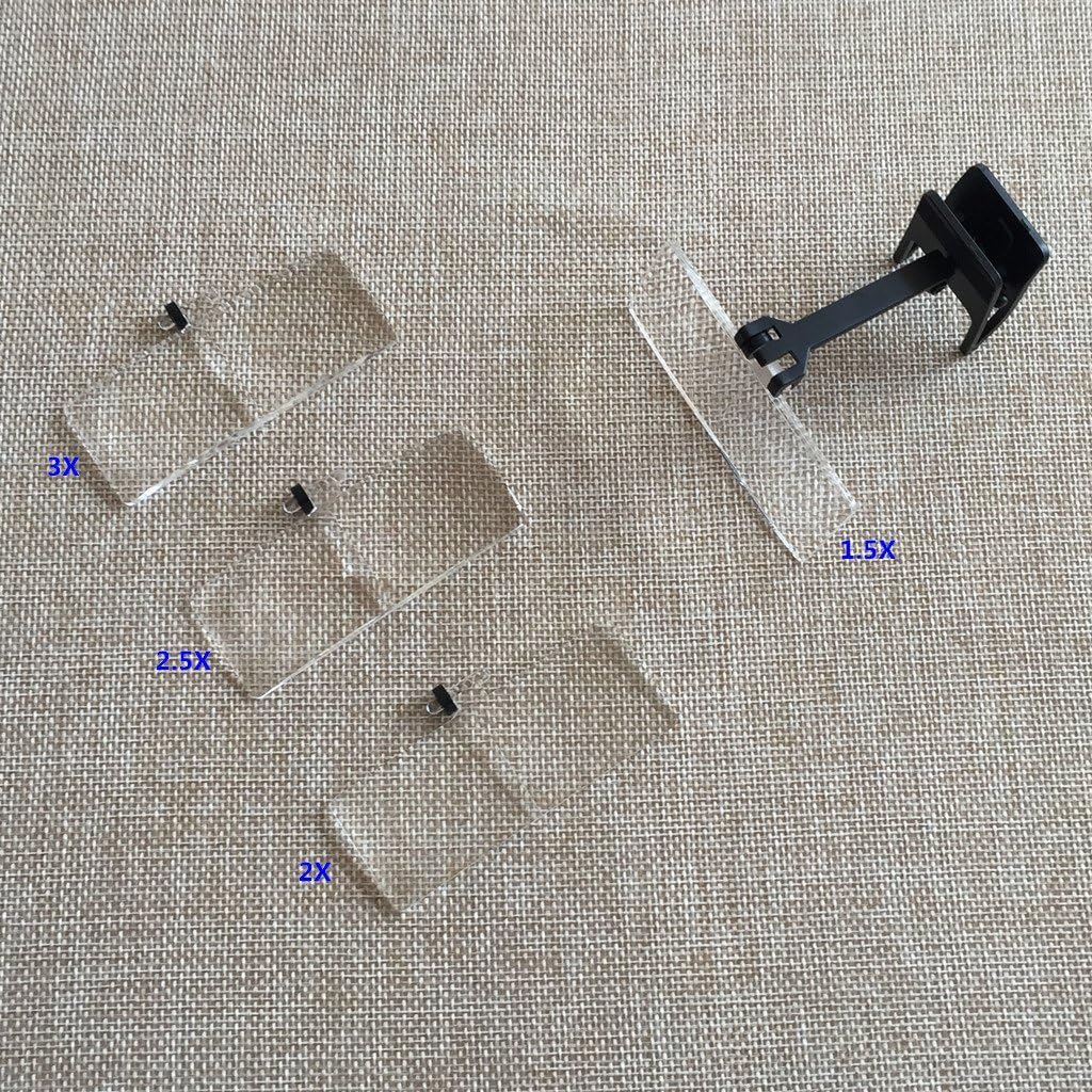 Lupenclip (1,5X/2X/2,5X/3X) Brillenlupe