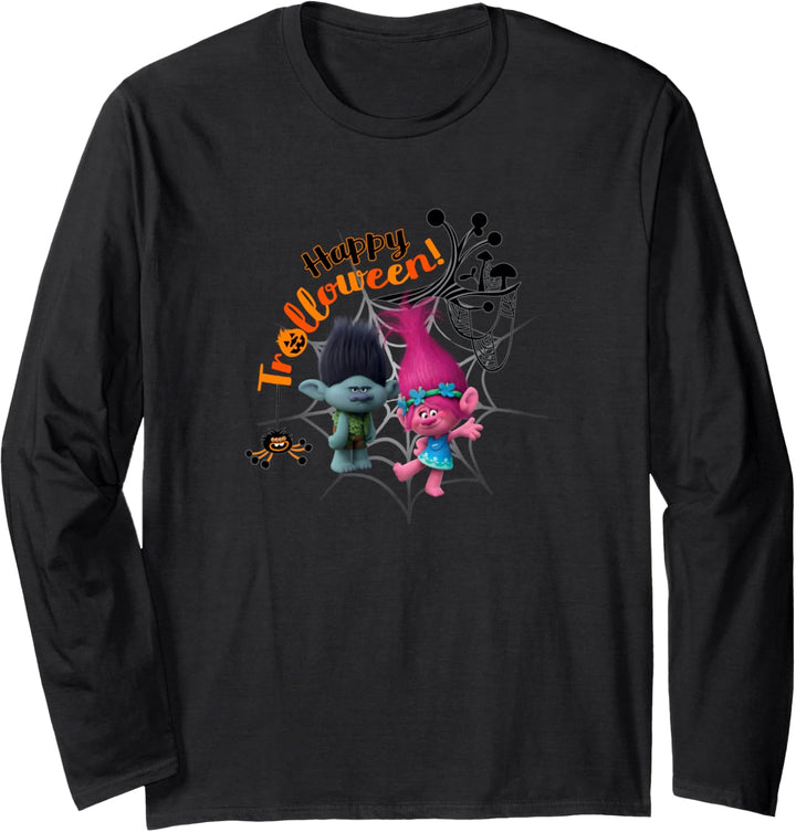 Trolle Fröhliches Halloween Langarmshirt