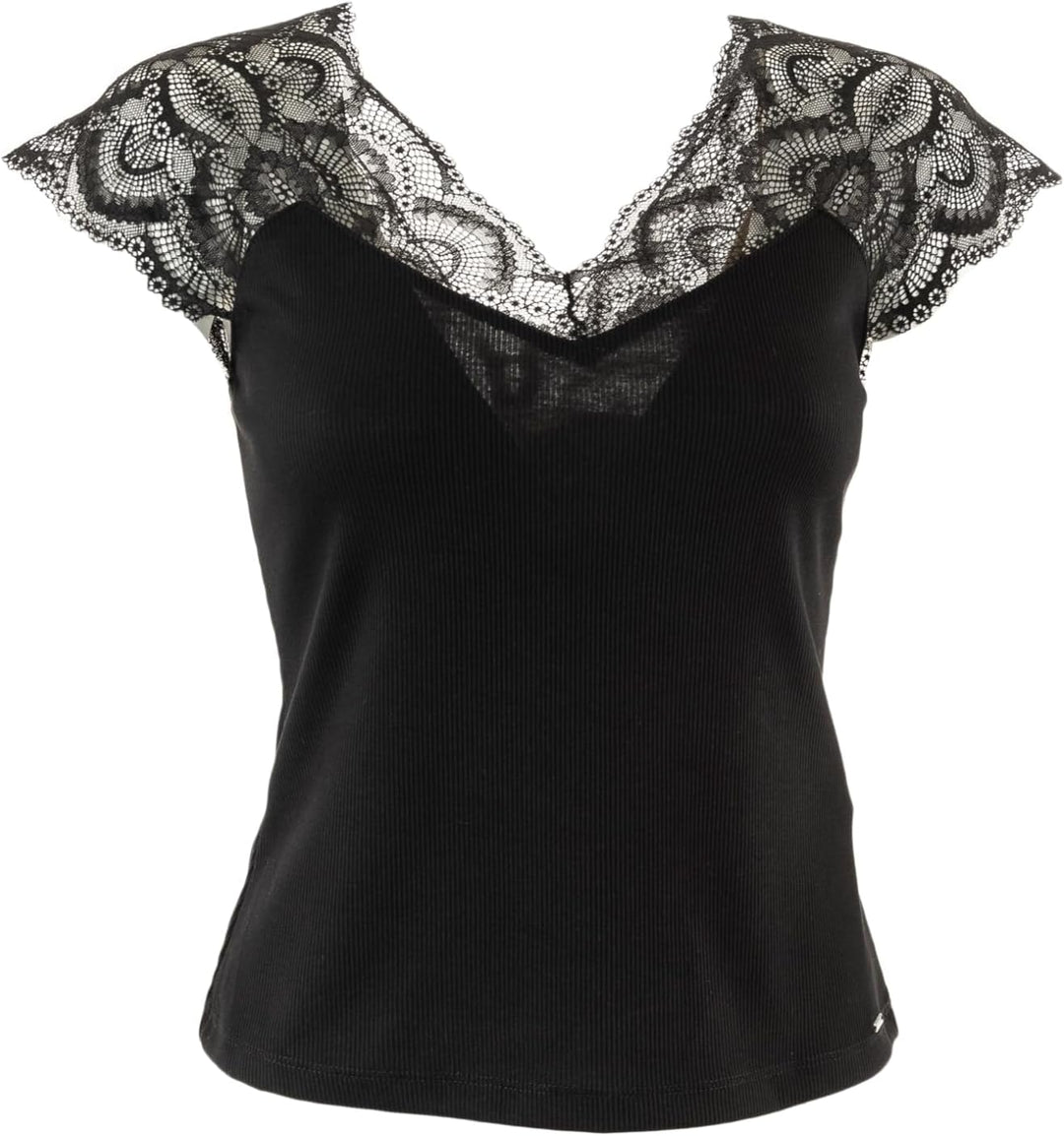 Morgan Damen T-Shirt S Schwarz, S Schwarz