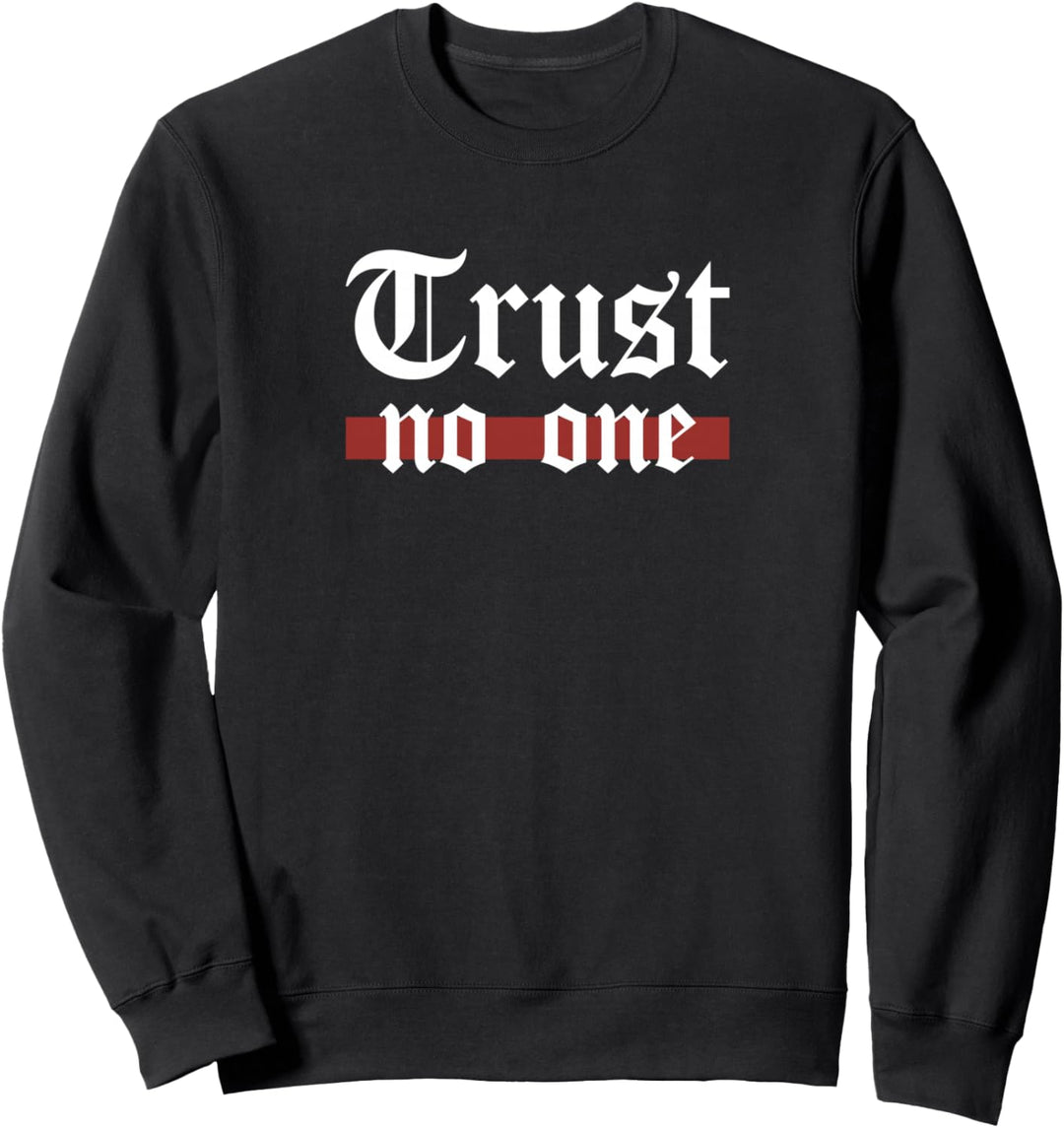 Trust No One - Soft Grunge Aesthetic Gothic Sweatshirt