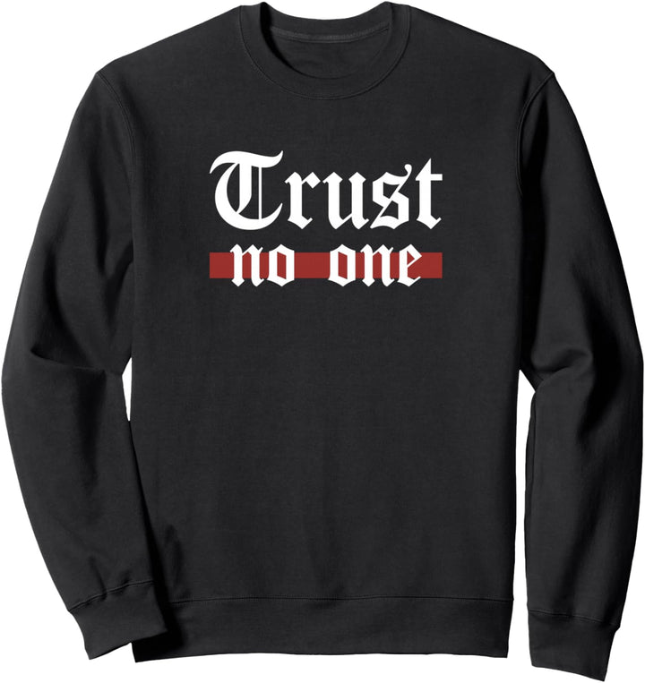 Trust No One - Soft Grunge Aesthetic Gothic Sweatshirt