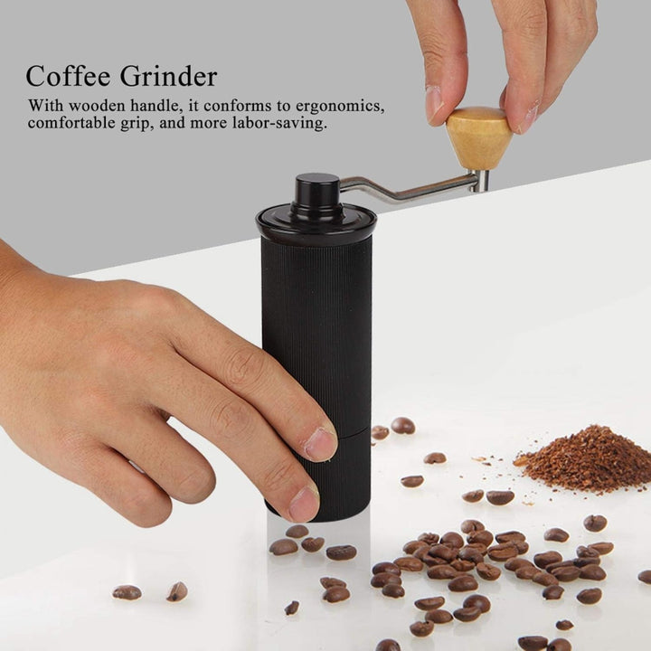 Kaffeemühle, Mini-Kaffeemühle, manuelle Kaffeemühle aus Edelstahl, für Zuhause, Küchenzubehör für Sc