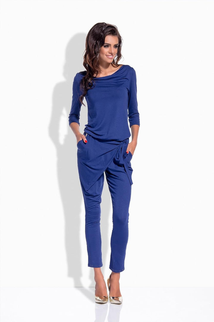 Lemoniade eleganter Jumpsuit mit modischem Schnitt und ausgefallenen Details (Made in EU) L Modell 2