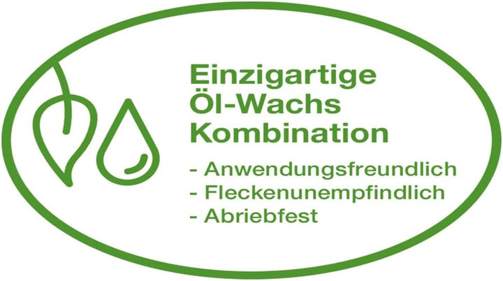 OSMO Dekorwachs 2,5 L + Flächenstreicher Pinsel (3186 Weiss Matt), 3186 Weiss Matt