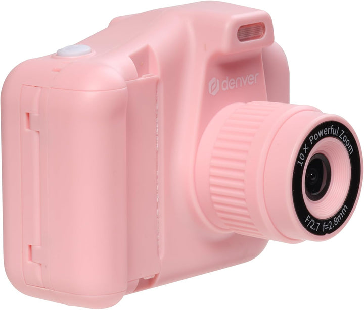Denver KPC-1370P Sofortbildkamera Kinder mit 2,8" Display | Sofortdruck Kamera für Kinder | Kinderka