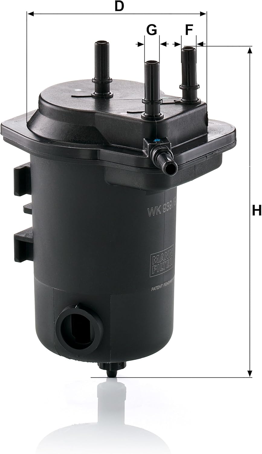 MANN-FILTER WK 939/9 x Ölfilter – Ölfilter Satz mit Dichtung / Dichtungssatz – Für PKW