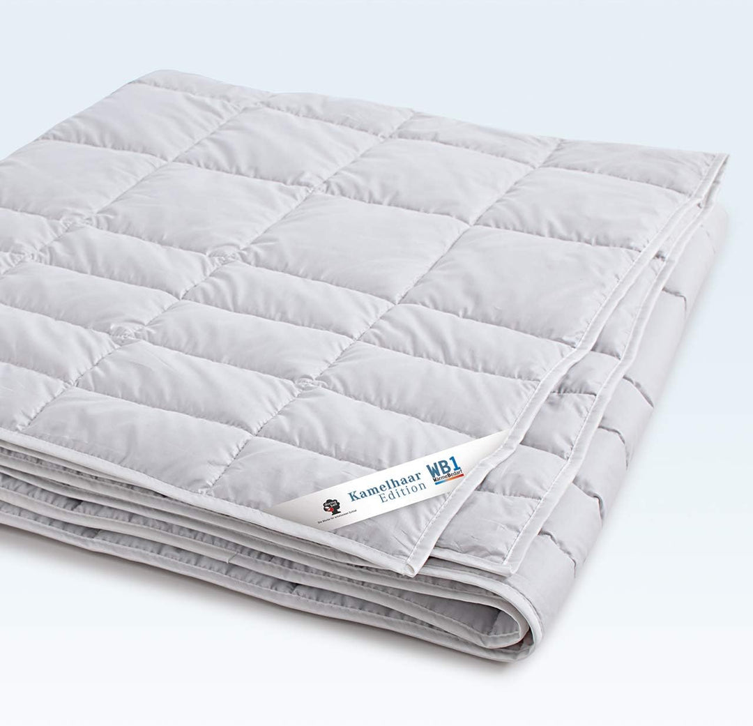 Dormabell Sommersteppbett Kamelhaar Edition WB1, luftig leichte Sommerdecke mit 100% temperaturausgl