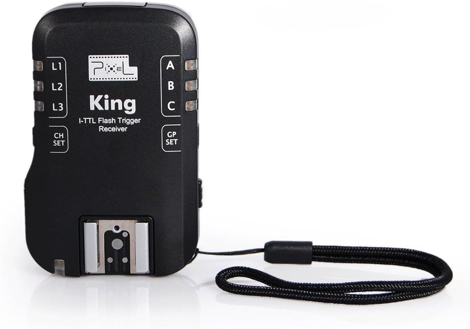 Pixel King P-TTL Funkblitzauslöser (für Sony) schwarz, schwarz