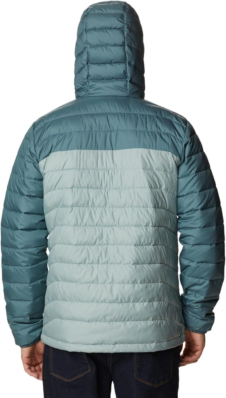 Columbia Herren Powder Lite Kapuzenjacke Niagara, Metall S, Niagara, Metall S