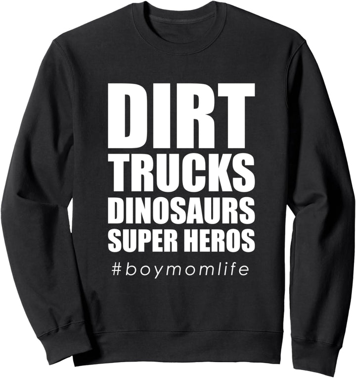 Cute Boy Mom Life Gift Mother's Day Gifts #boymomlife Sweatshirt