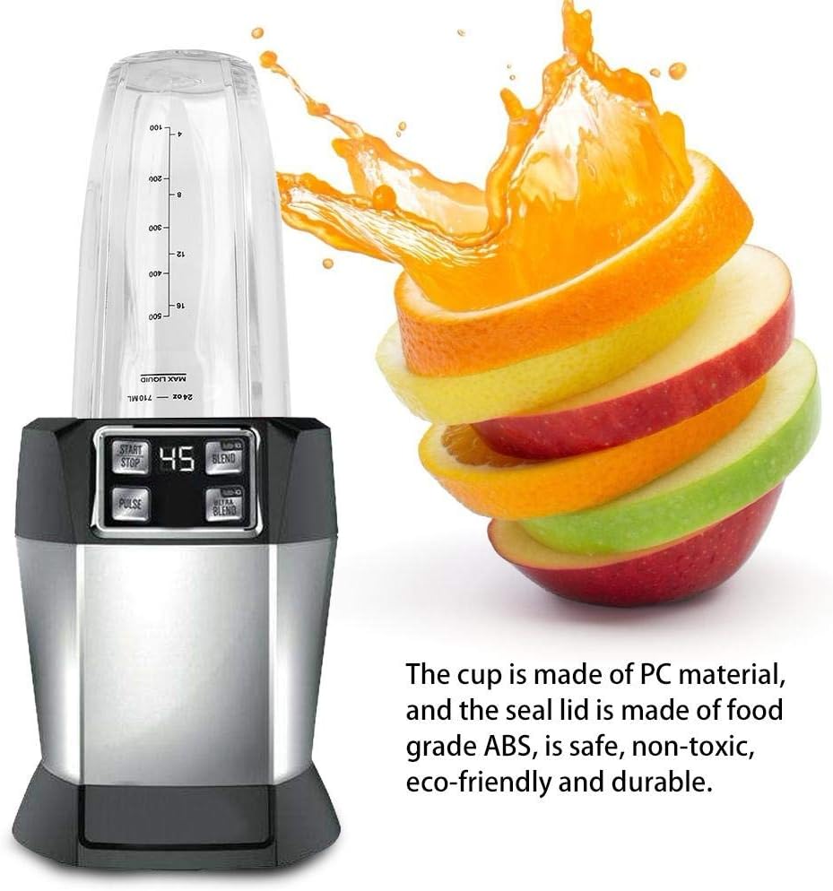 18oz, 24oz, 32oz Ersatzteile, Ersatzbecher + Deckelteilset für 900W 1000W Mixer MEHRWEG VERPACKUNG(2