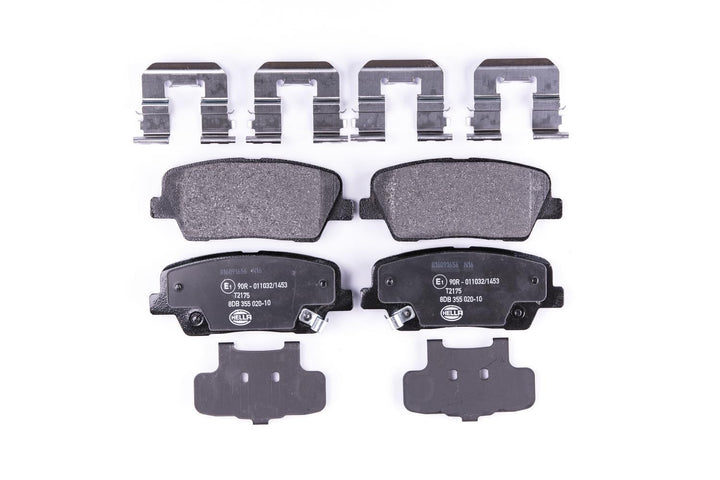 HELLA PAGID 8DB 355 020-101 Bremsbelagsatz - T2175 - Dicke/Stärke: 15.9mm - mit akustischer Verschle