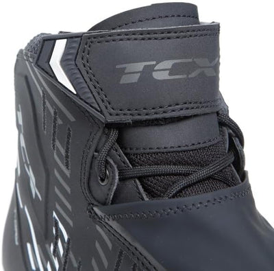 TCX Herren R04d Wp Motorcycle Boot 41 EU Black White, 41 EU Black White