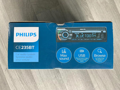 Philips CE235BT Car Radio Bluetooth + EDR - Autoradio, Freisprecheinrichtung, MP3-Player und USB/SDH