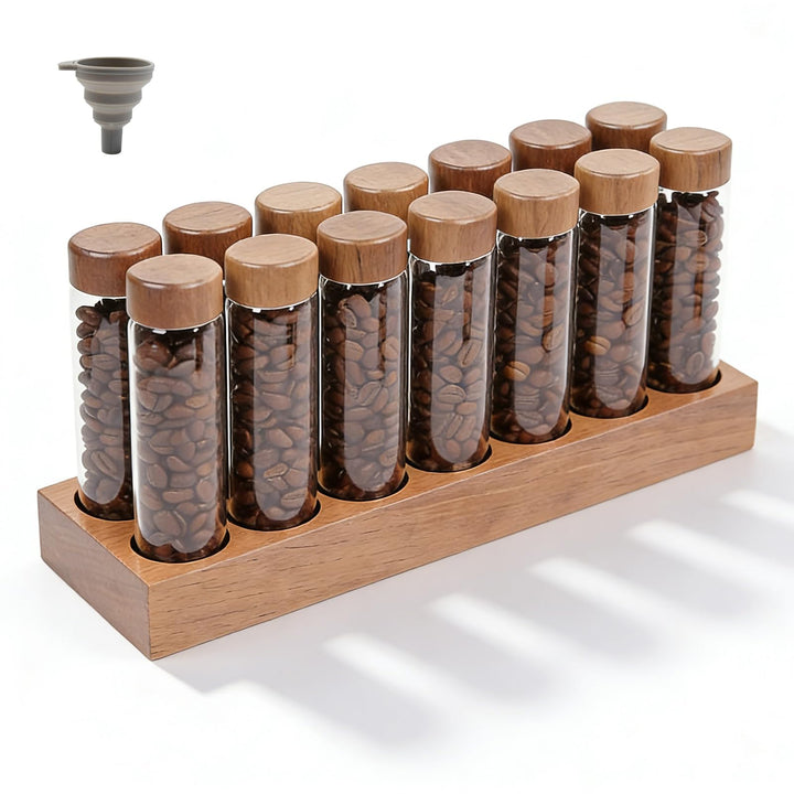 12 Stück Aufbewahrungsröhrchen Für Kaffeebohnen, 20g Kaffeebohnen-Aufbewahrungsröhrchen, Einzeldosis