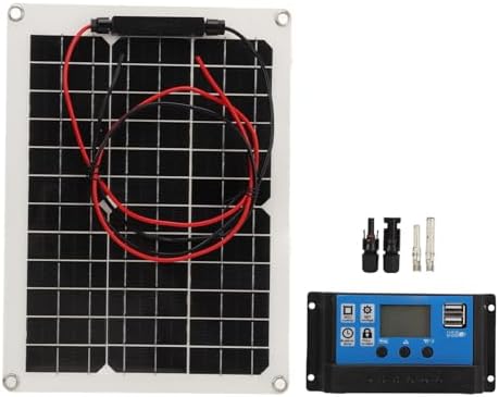Solarpanel-Set, 300 W, DC 12 V, 24 V, 50 A, IP67, Wasserdicht, Hocheffizientes Solarpanel und Solarl