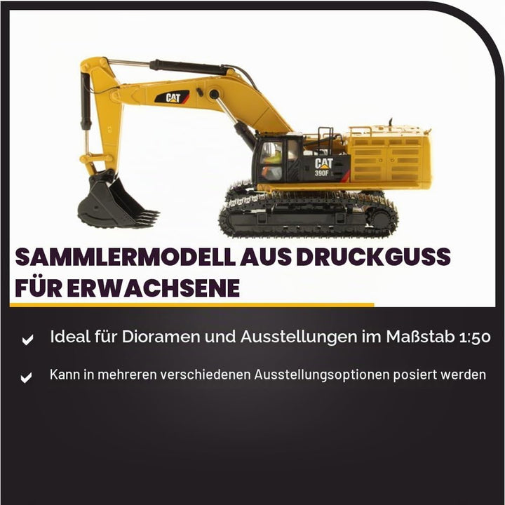 1:50 Caterpillar 390F L Hydraulischer Bagger - High Line Serie von Diecast Masters - 85284