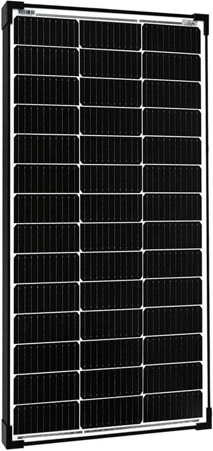 Offgridtec 100W Mono Solarpanel 23V Black Frame V2 100W 23V Schwarz, 100W 23V Schwarz