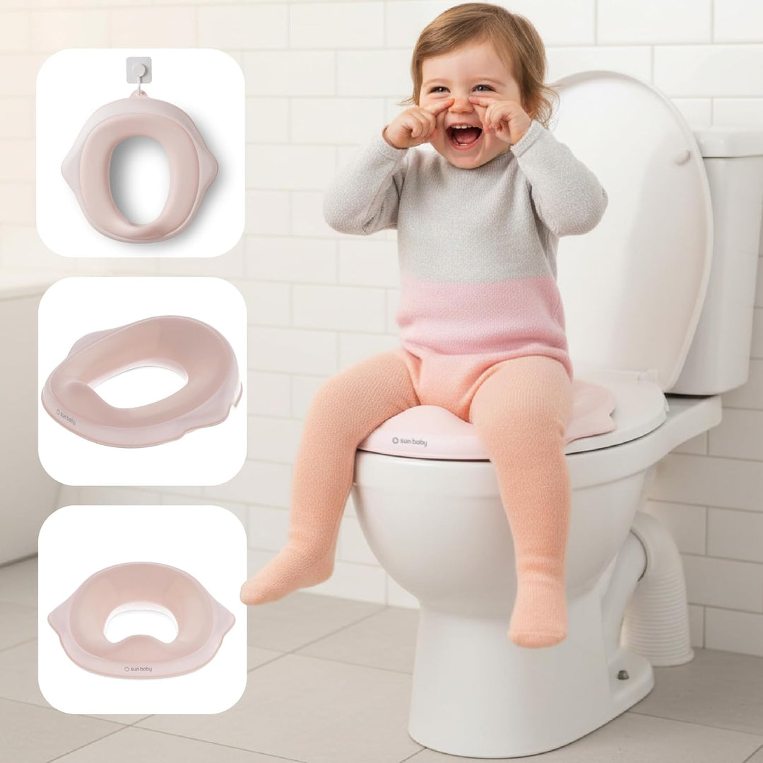 sun baby Kinder Toilettensitz, Toilettenaufsatz für kinder 2 bis 6 Jahren - rutschfest, profilierte