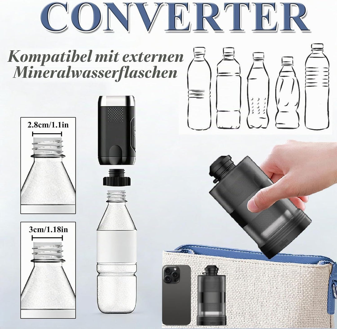 Po Dusche Elektrische 260&380ml,Travel Bidet Portable Mit Adapter,2 Druckstufen Bidet Tragbares,Peri