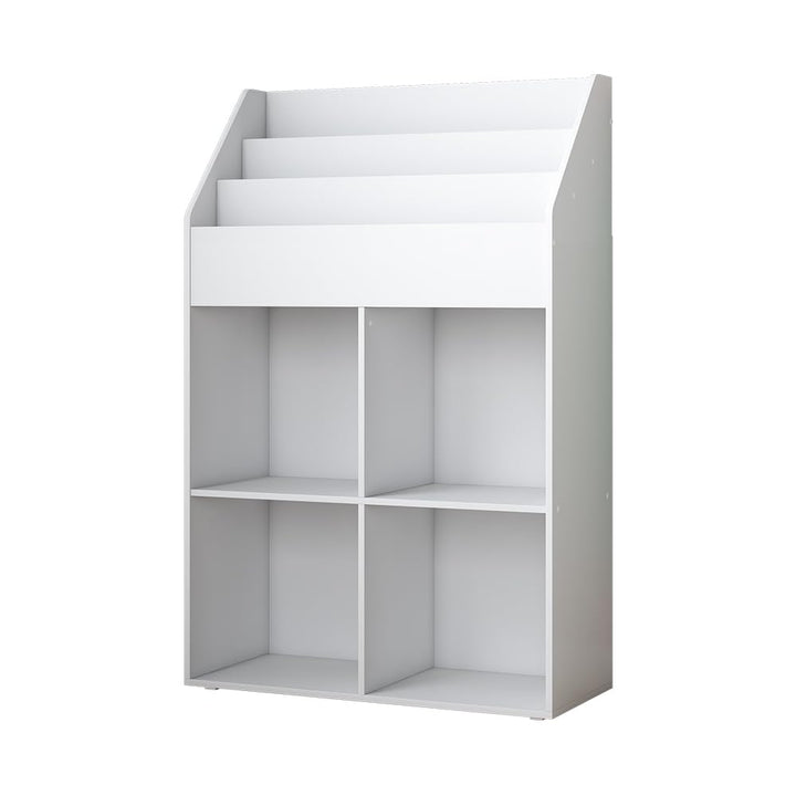 Vicco Kinderregal Weiss Conny mit 4 Ablagen für Faltboxen - 72x111x30 cm aus Spanplatte - Bücherrega