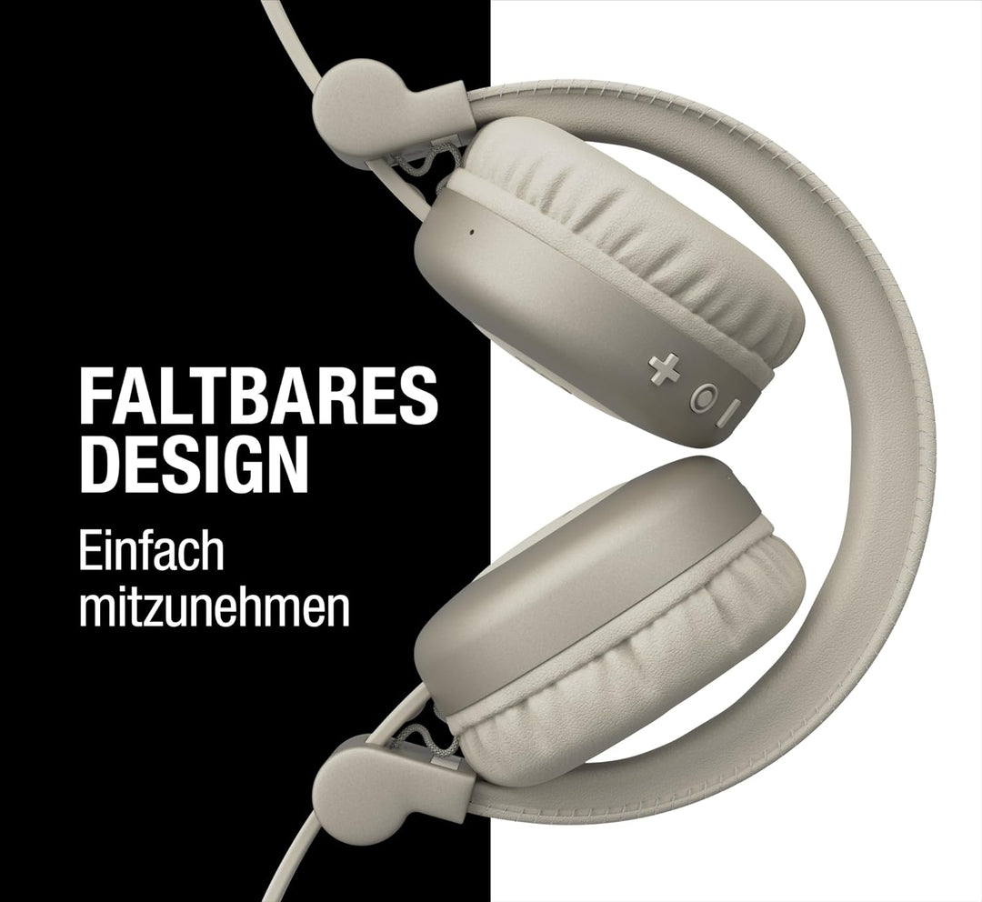 Fresh 'n Rebel Code Core, Bluetooth-Kopfhörer on-Ear, kabellos, 30 Stunden Spielzeit, mit Mikrofon u