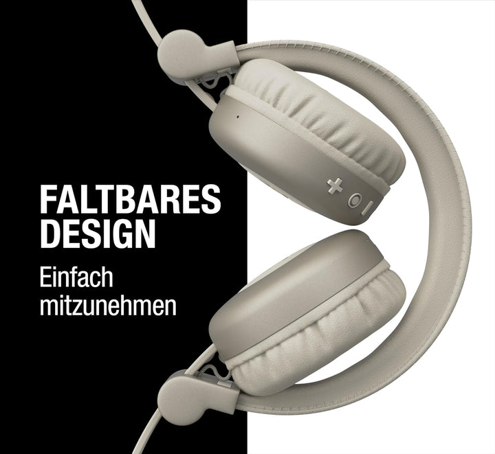 Fresh 'n Rebel Code Core, Bluetooth-Kopfhörer on-Ear, kabellos, 30 Stunden Spielzeit, mit Mikrofon u