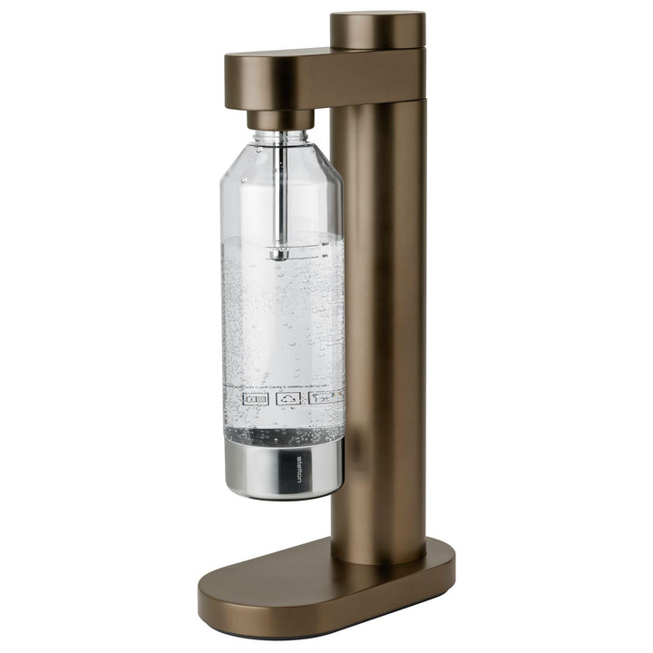 Stelton Brus Wassersprudler mit flasche, Premium Carbonator für Wasser mit CO2 - Einstellbare Sprude
