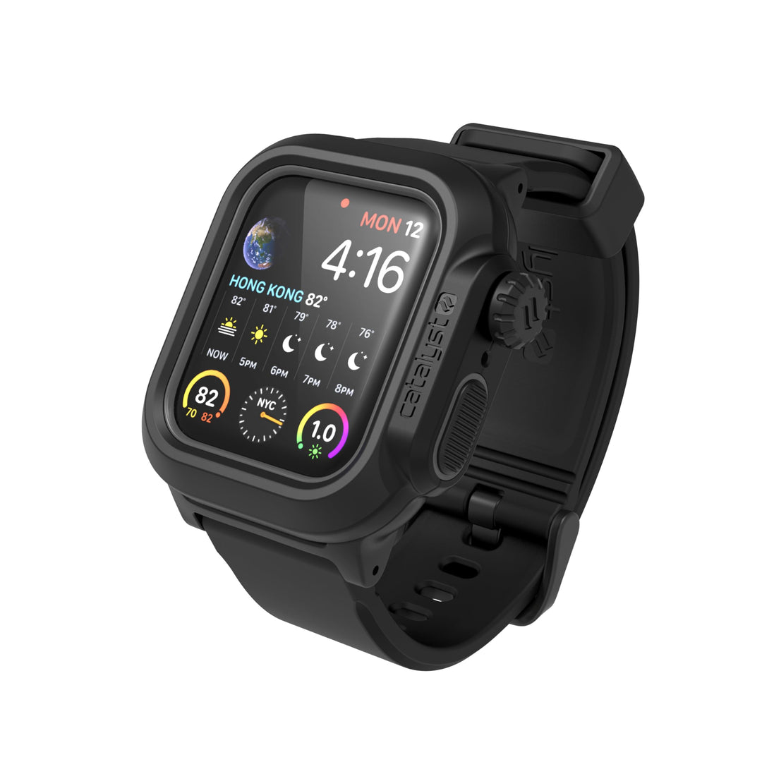 Catalyst Aufprallschutz,Stossfeste Hülle für Apple Watch 40mm, Serie 4 - Schwarz