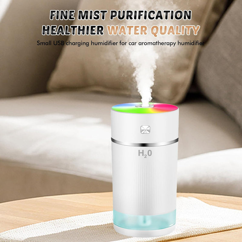 Luftbefeuchter Für Das Schlafzimmer, 240 ML Mini Luftbefeuchter, Small Humidifiers, Portable Desk Hu