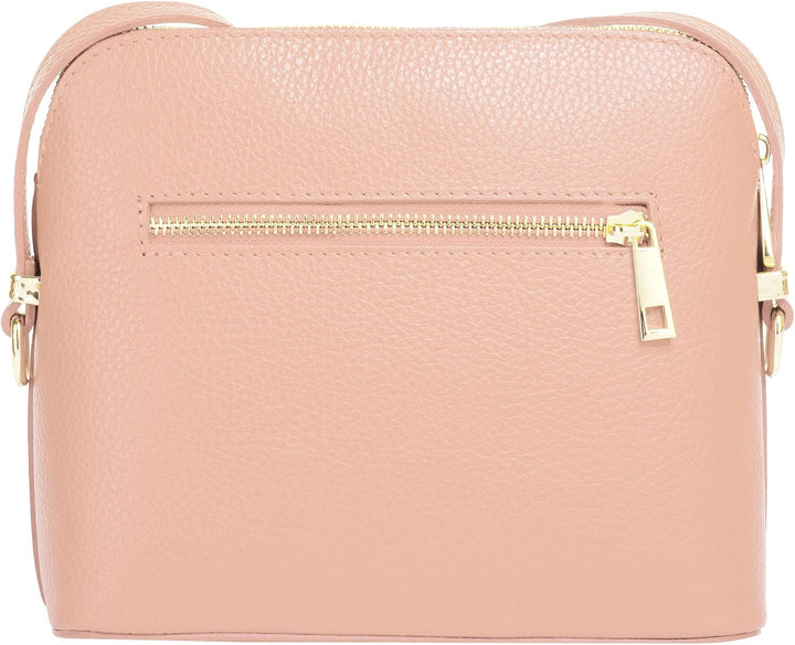 Cluty Umhängetasche echt Leder Damen - 021219 Rosa, Rosa