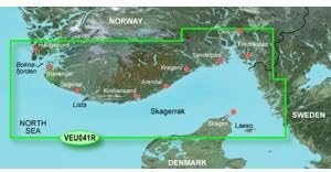 Garmin BlueChart g3 VEU041R Vision Regular, 010-C0778-00 (Vision Regular) Oslo, Skagerrak und Hauges