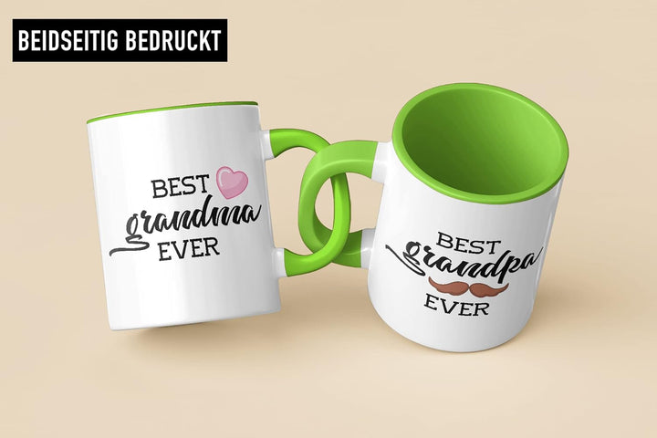 Trendation - Beste Oma und Opa Geschenk Set Tassen Weihnachten Geschenke für Grosseltern Geburtstag