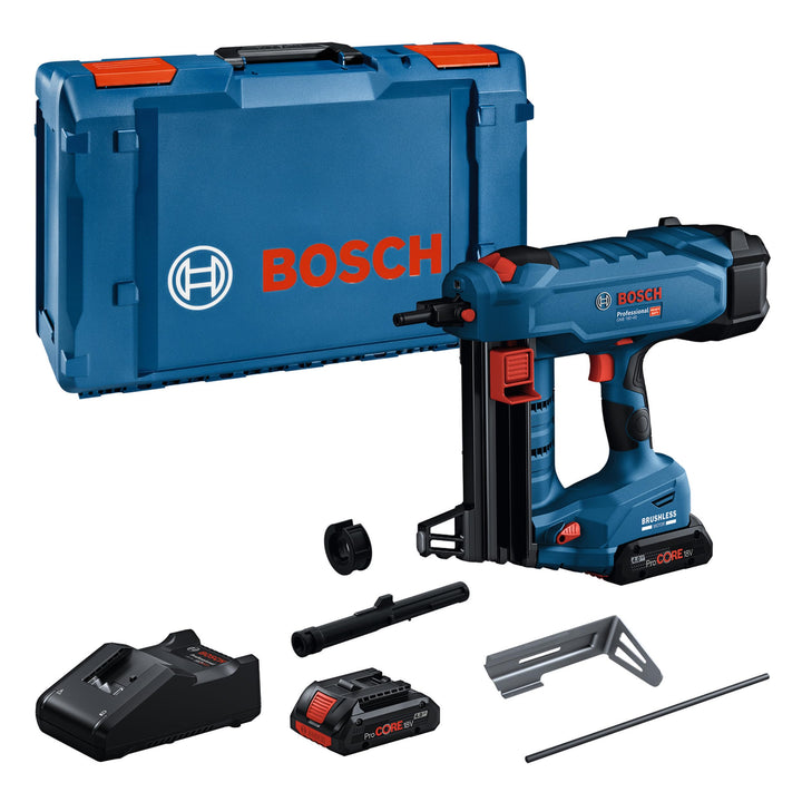 Bosch Professional 18V System Akku Betonnagler GNB 18V-40 (inkl. 2x Akku ProCORE 4.0Ah, Ladegerät GA