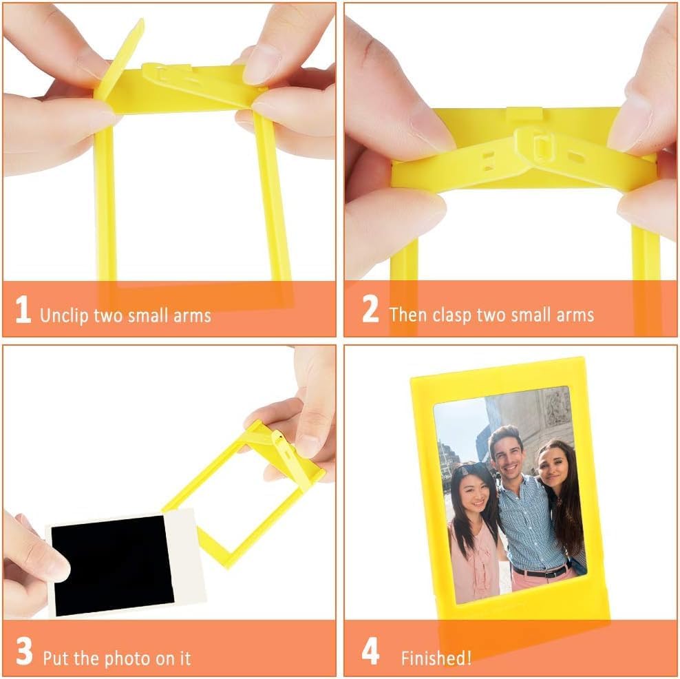 5PCS Mini-Fotorahmen für Sofortbildkamera Kompatibel mit Fujifilm Instax Mini 11 9 8 70 7s 90 26 Sof